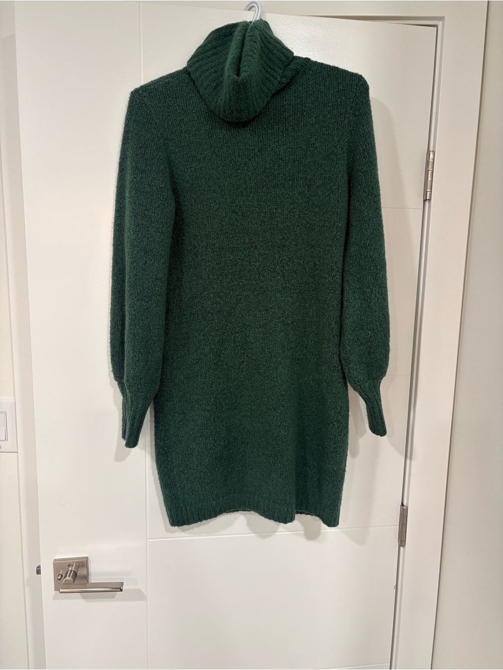 Guess Forest Green Turtleneck Sweater Dress